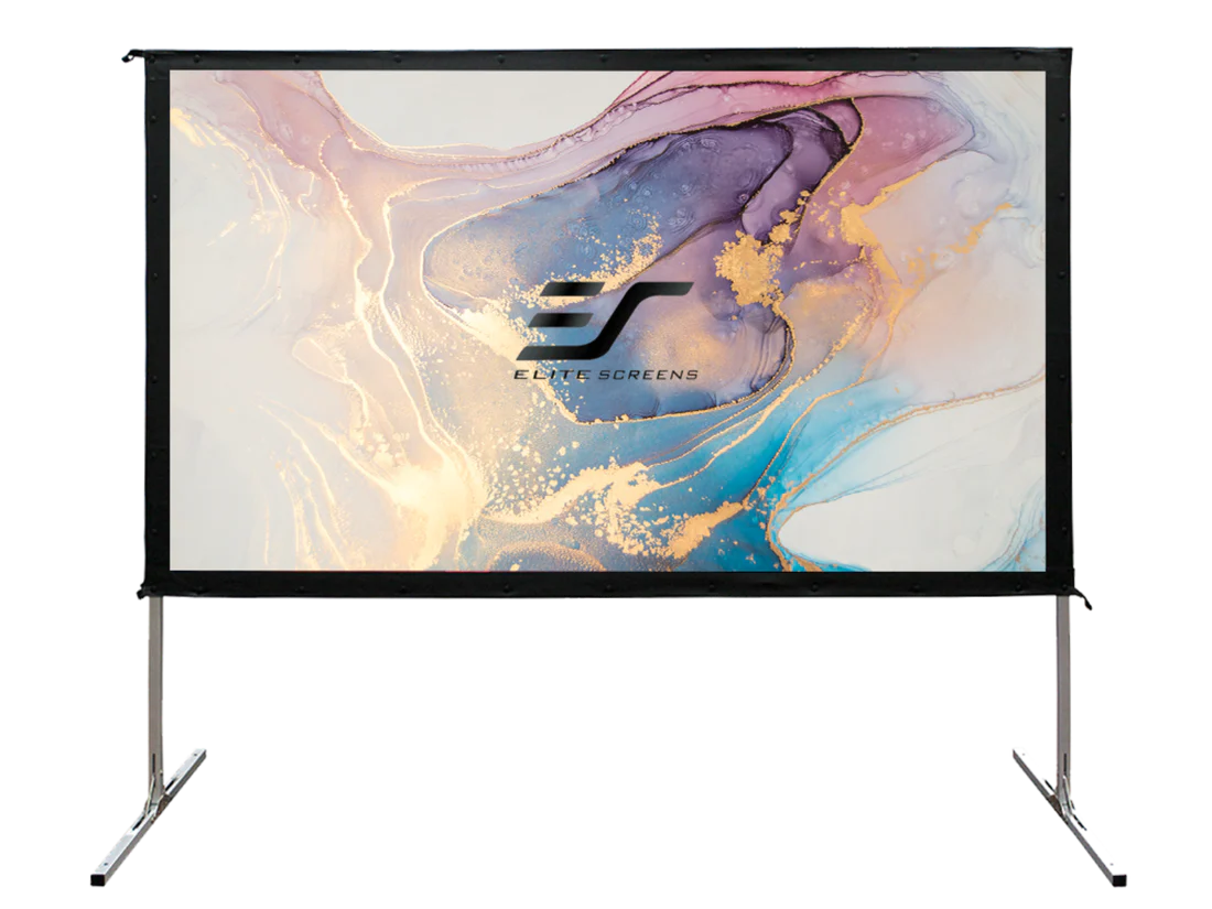 Écran projecteur 100" événementiel - Location matériel audiovisuel Paris