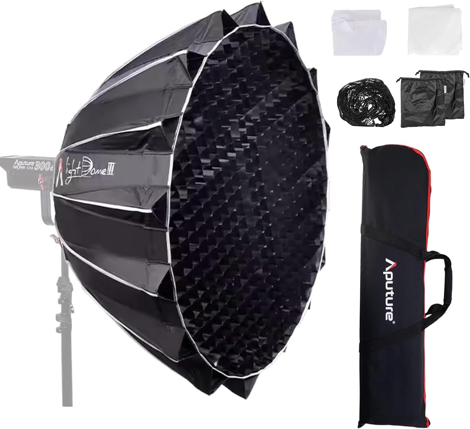 Aputure Light Dome III - Softbox parabolique 90cm pliage rapide - Location matériel audiovisuel Paris